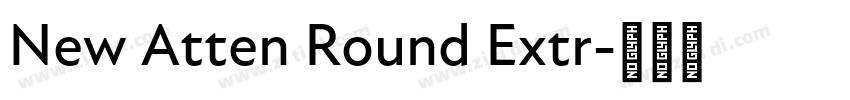 New Atten Round Extr字体转换